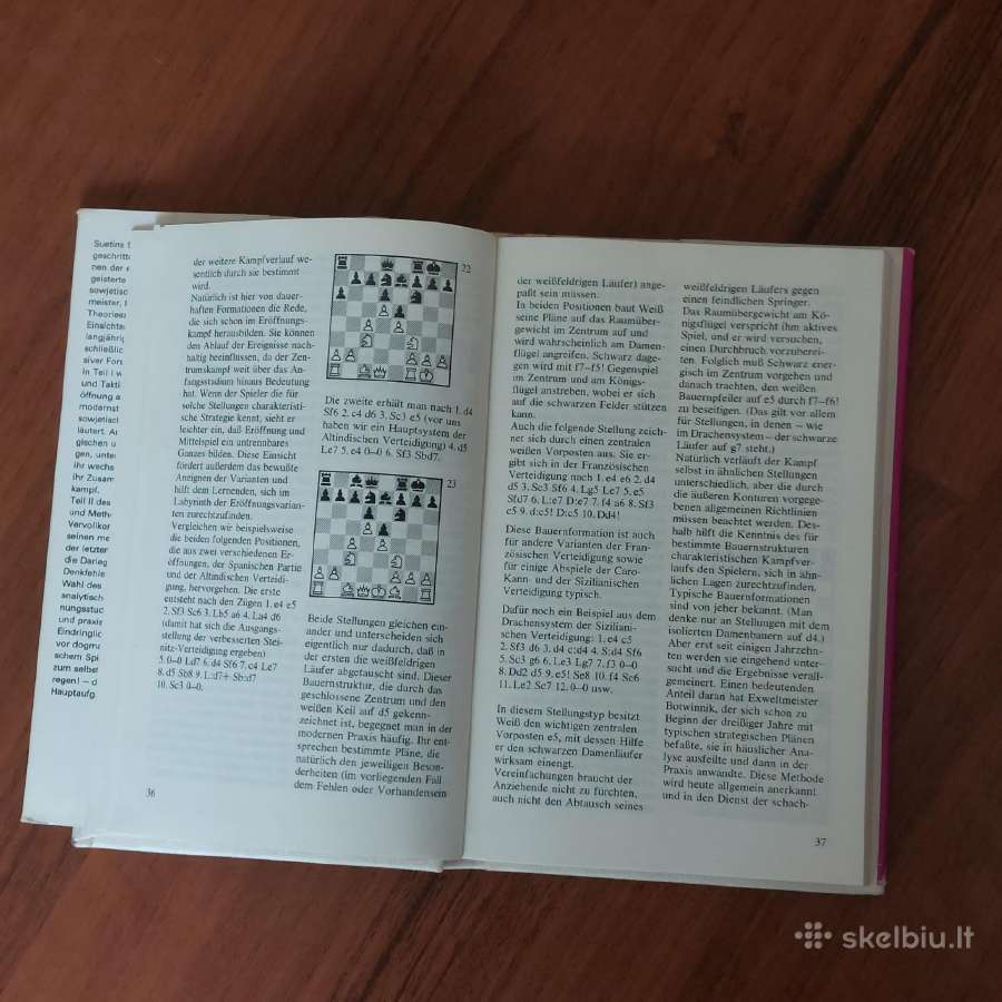 Šachmatų knyga / Šachmatų partijos ( vokiečių k. ) - nuotraukos Nr. 8