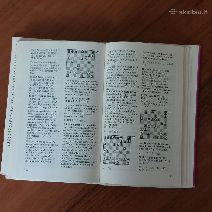 Šachmatų knyga / Šachmatų partijos ( vokiečių k. ) - nuotraukos Nr. 12