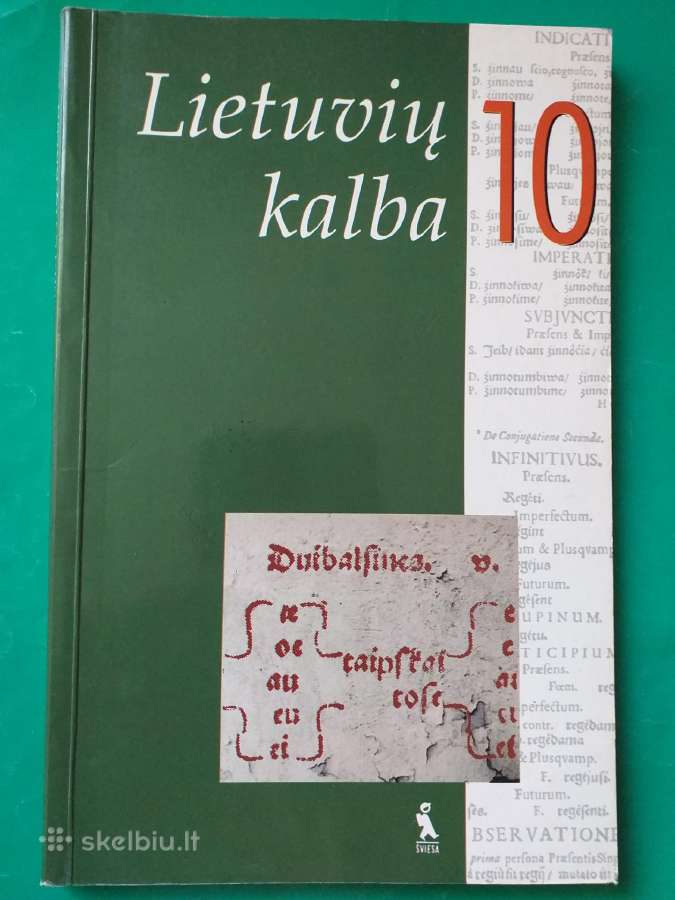 Lietuvių kalba 10 klasei (mokomoji knyga)