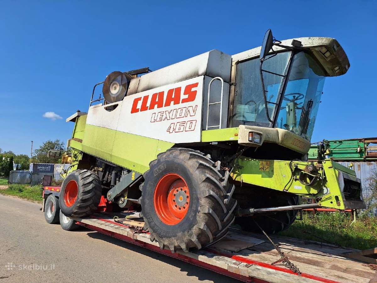 Kombainas Claas Lexion 460 ardomas dalimis - nuotraukos Nr. 3