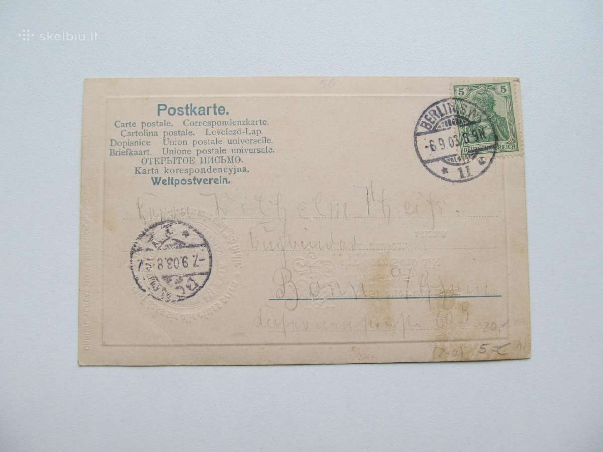 Vokiški atvirukai iki 1910 - nuotraukos Nr. 11