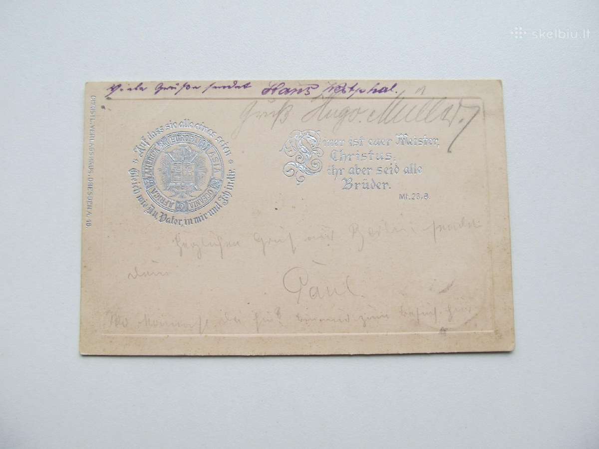 Vokiški atvirukai iki 1910 - nuotraukos Nr. 12