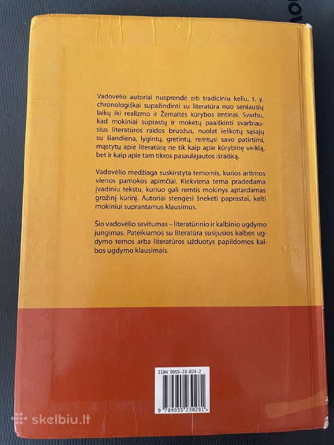 Literatūros vadovėlis 9kl. - nuotraukos Nr. 2
