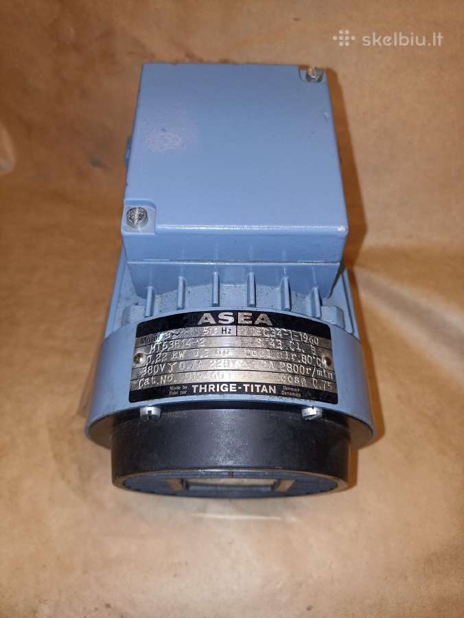 380/220v firminis 0,22kw elektros variklis - nuotraukos Nr. 4