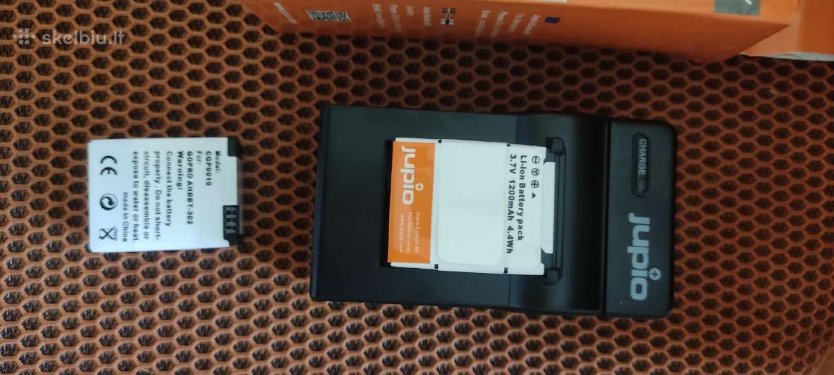 Jupio Cgp0010 baterija Li ion 1200mah Go Pro - nuotraukos Nr. 3