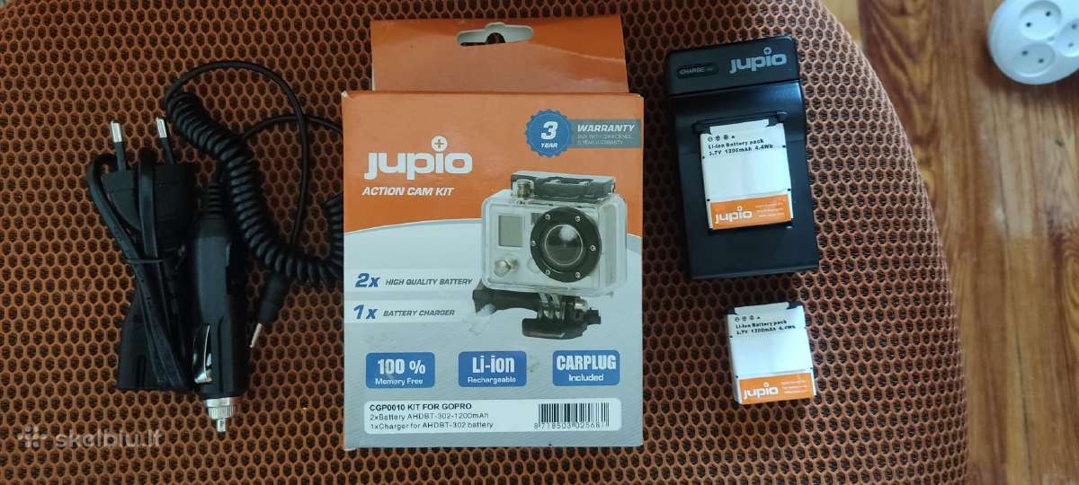 Jupio Cgp0010 baterija Li ion 1200mah Go Pro - nuotraukos Nr. 4