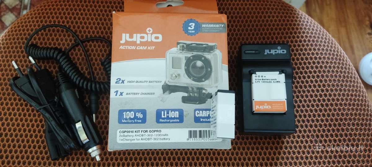 Jupio Cgp0010 baterija Li ion 1200mah Go Pro