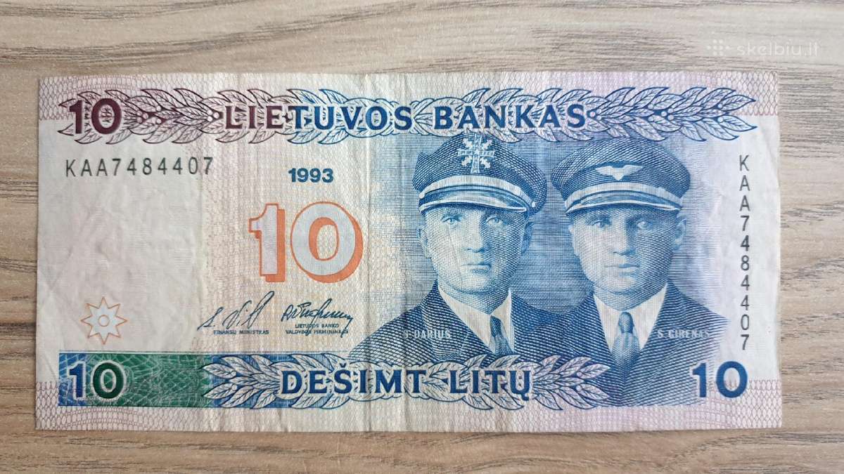 1993 metų 10 litų