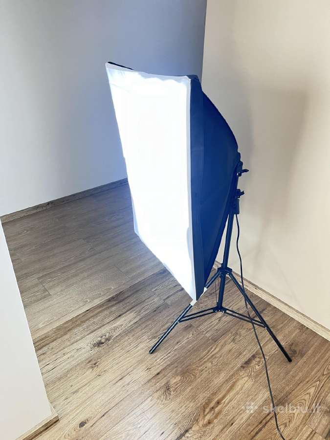Naujas fotostudijos rinkinys su fonais ir softbox - nuotraukos Nr. 7