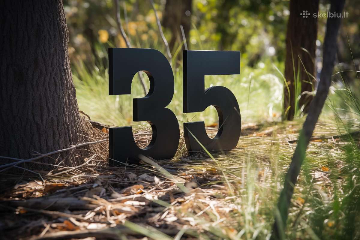Nerūdijančio plieno namo numeriai - nuotraukos Nr. 20