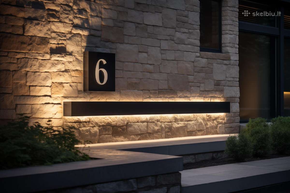 Corten rūdinto metalo namo numeriai - nuotraukos Nr. 6