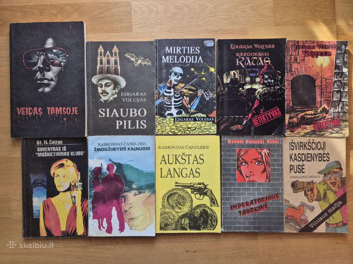 Detektyvinės knygos - nuotraukos Nr. 6