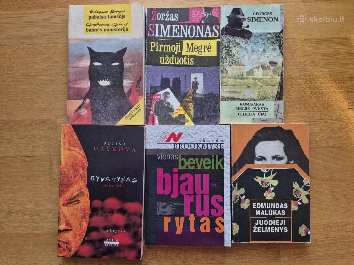 Detektyvinės knygos - nuotraukos Nr. 7