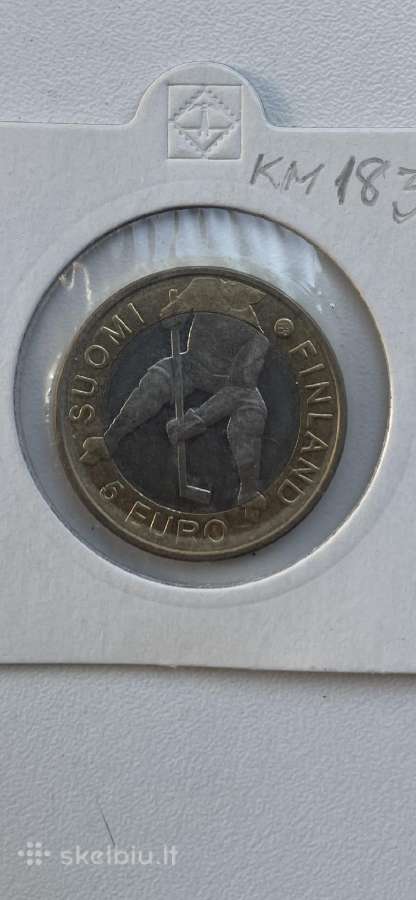 Parduodu 2012-2014m. Suomijos 5€ progines monetas - nuotraukos Nr. 14