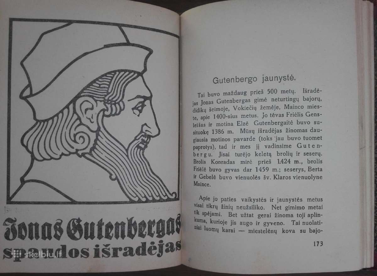1824. Spaudos Išradėjas Jonas Gutenbergas - nuotraukos Nr. 17
