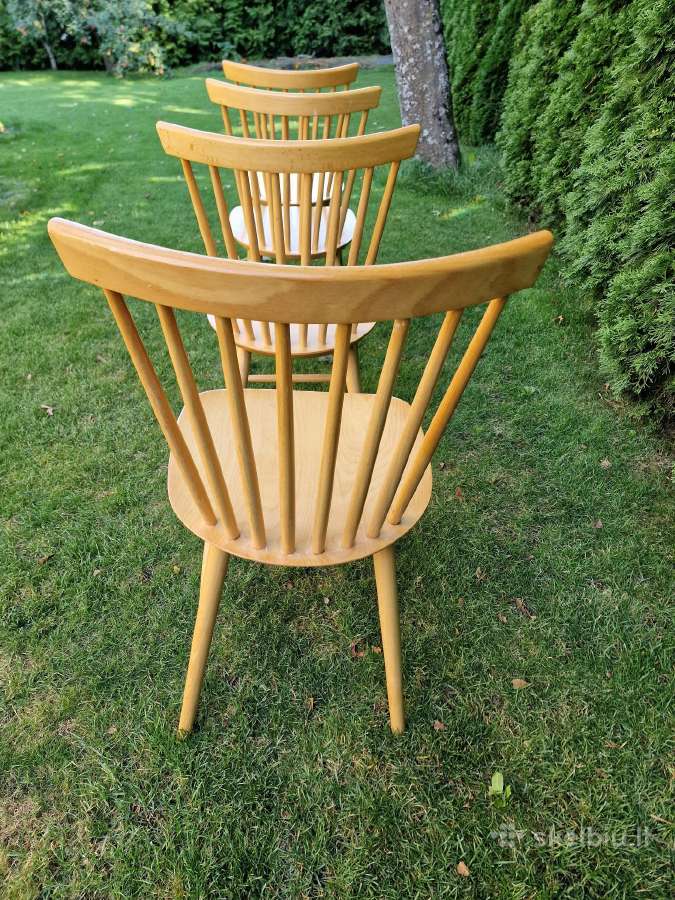 Vintažinės mid century bukmedžio kėdės - nuotraukos Nr. 6