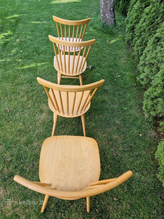 Vintažinės mid century bukmedžio kėdės - nuotraukos Nr. 7