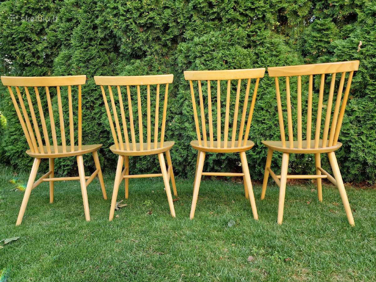 Vintažinės mid century bukmedžio kėdės - nuotraukos Nr. 10