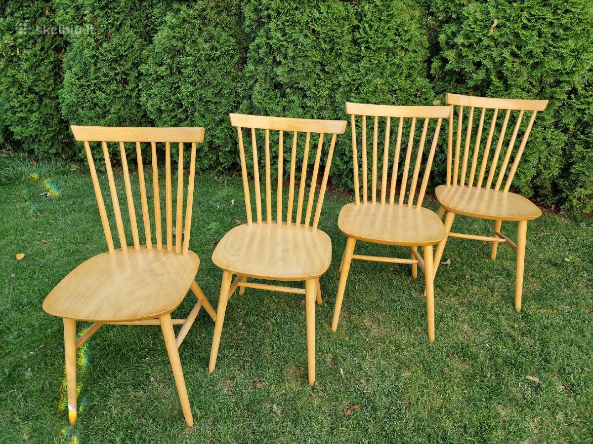 Vintažinės mid century bukmedžio kėdės - nuotraukos Nr. 14
