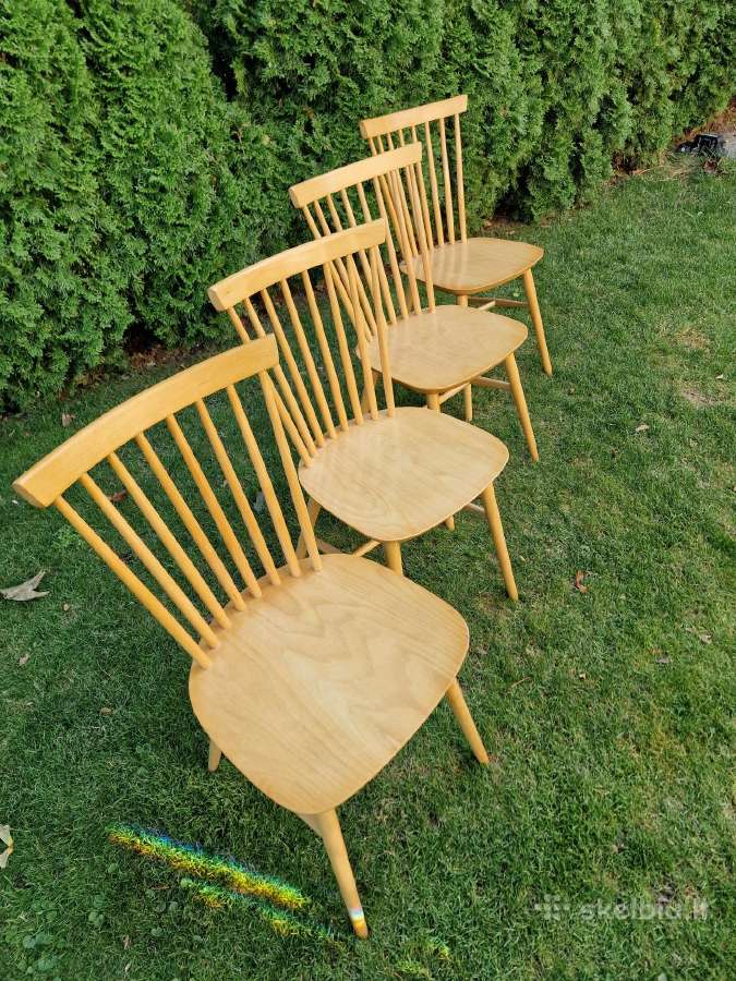 Vintažinės mid century bukmedžio kėdės - nuotraukos Nr. 16