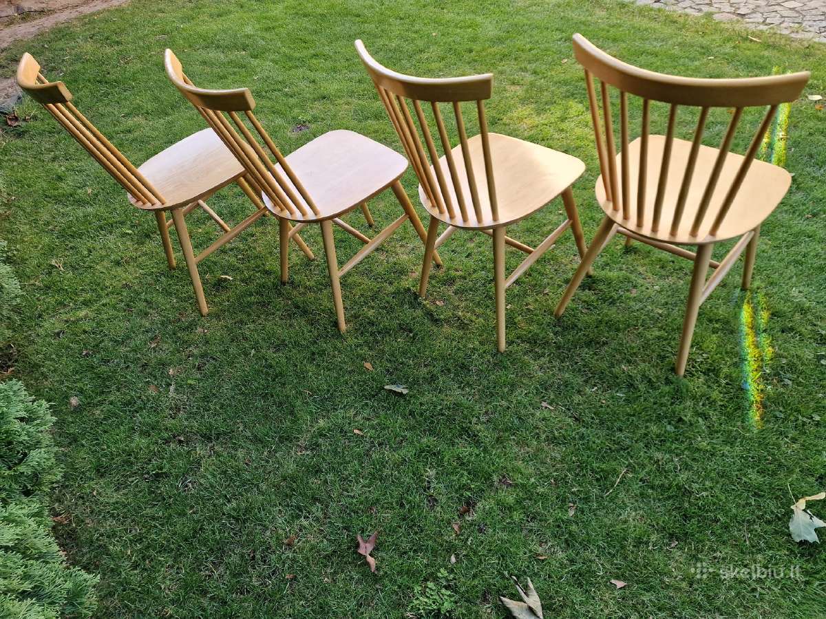 Vintažinės mid century bukmedžio kėdės - nuotraukos Nr. 17