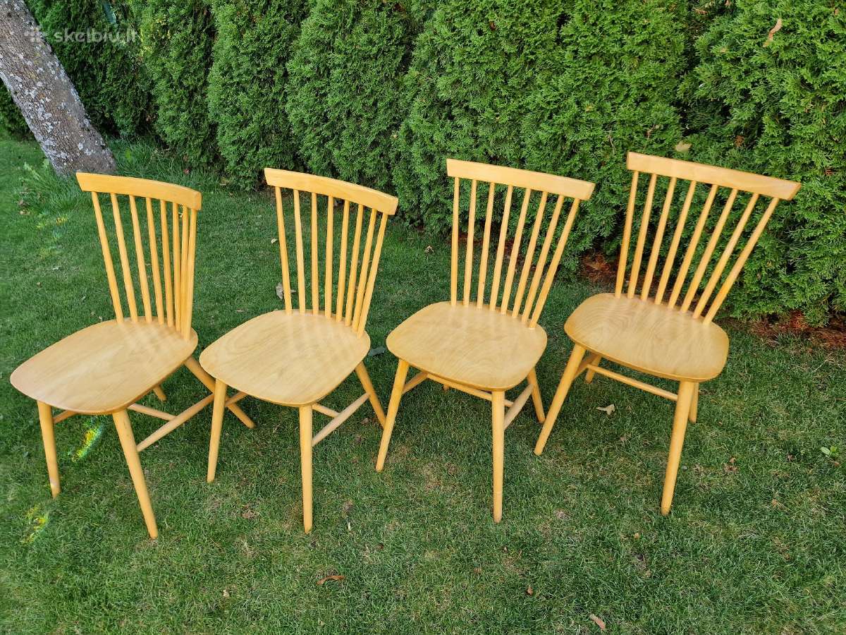 Vintažinės mid century bukmedžio kėdės - nuotraukos Nr. 21