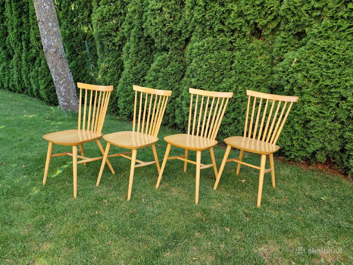 Vintažinės mid century bukmedžio kėdės - nuotraukos Nr. 22