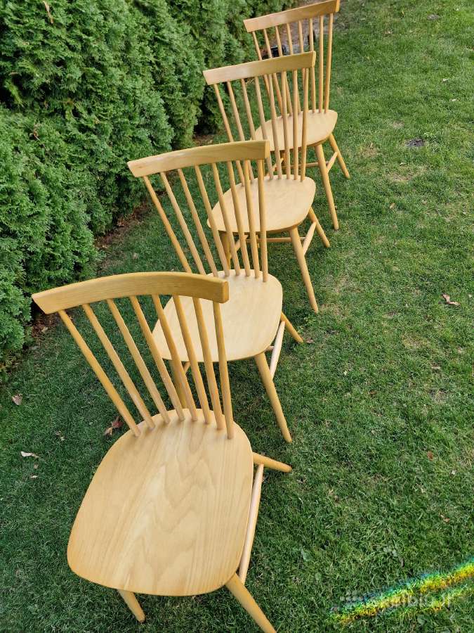 Vintažinės mid century bukmedžio kėdės - nuotraukos Nr. 23