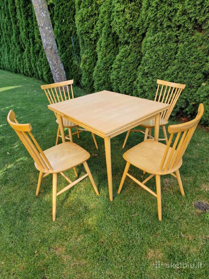 Vintažinės mid century bukmedžio kėdės - nuotraukos Nr. 27