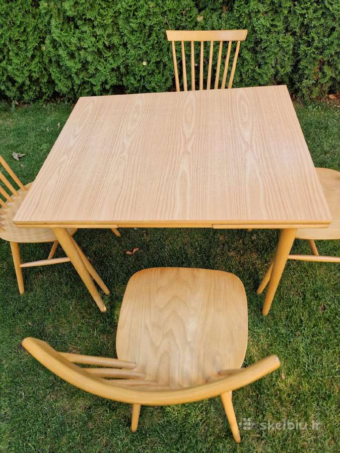 Vintažinės mid century bukmedžio kėdės - nuotraukos Nr. 31