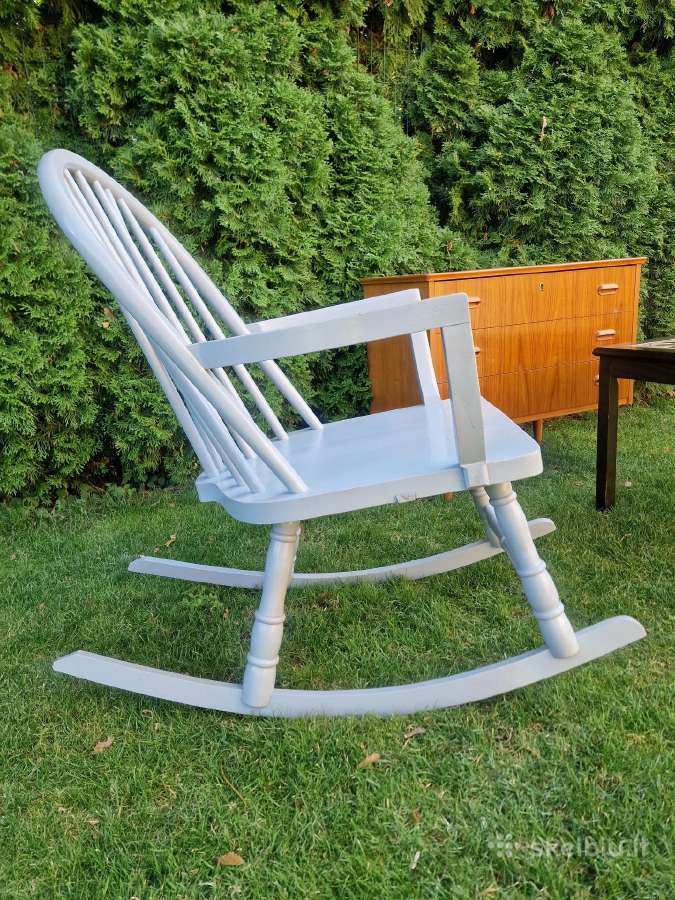 Vintažinis mid century supamas krėslas