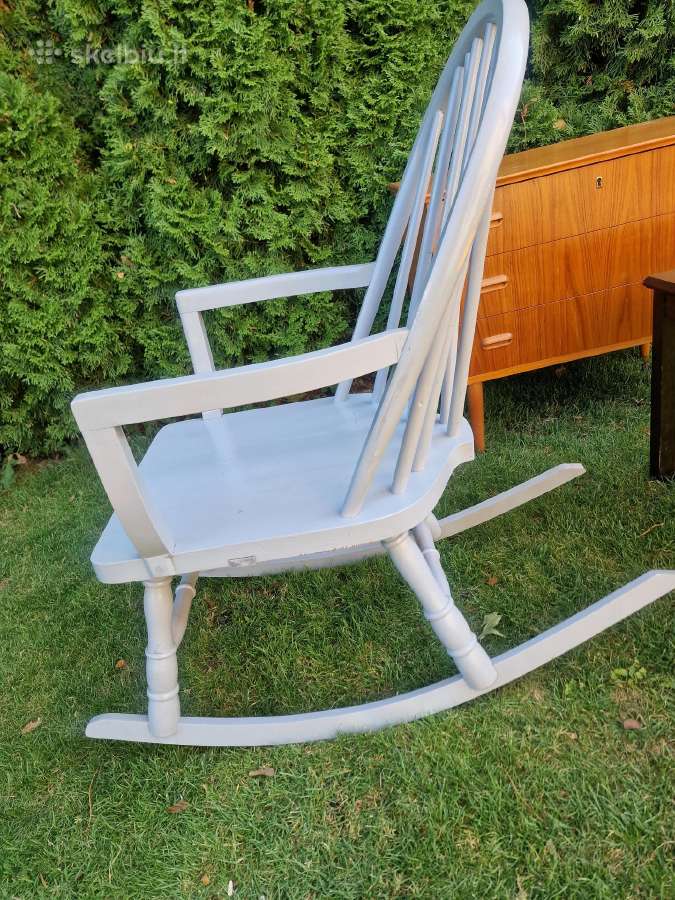 Vintažinis mid century supamas krėslas - nuotraukos Nr. 6