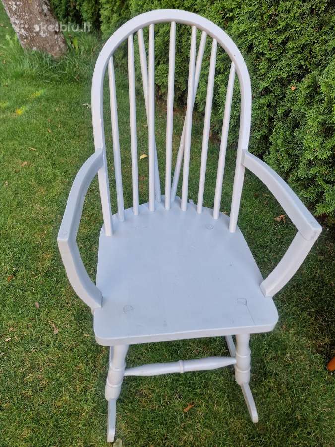 Vintažinis mid century supamas krėslas - nuotraukos Nr. 21