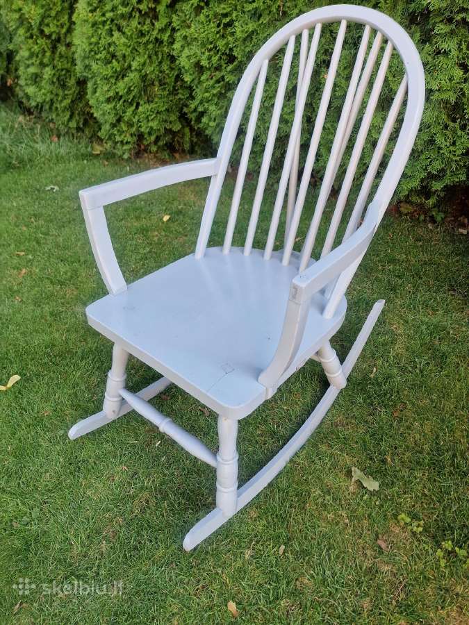 Vintažinis mid century supamas krėslas - nuotraukos Nr. 22