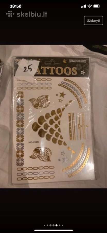 Vienkartines tatiuruotes - nuotraukos Nr. 16