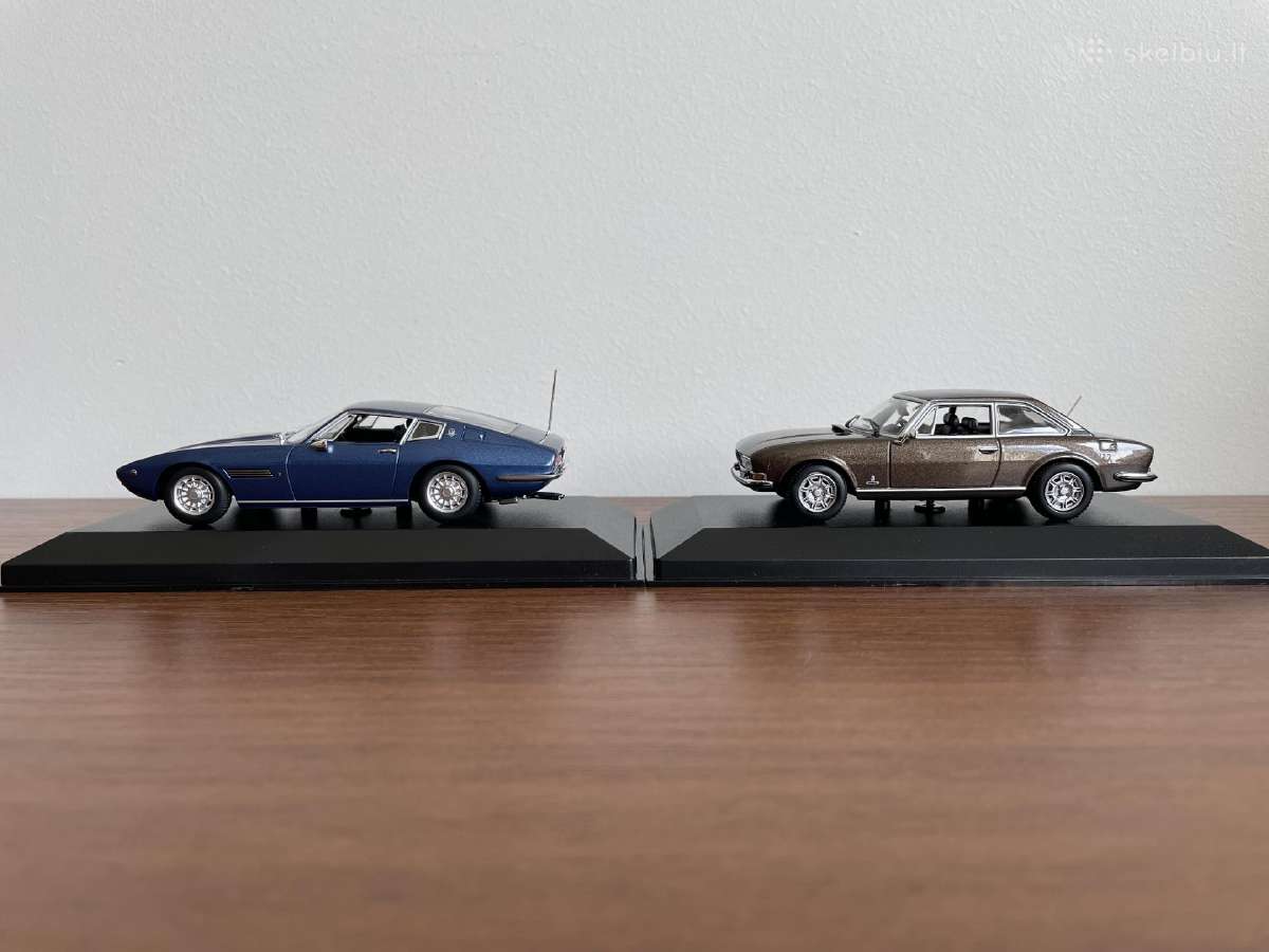 Parduodu Maserati Ghibli ir Peugoet 504 modeliukus - nuotraukos Nr. 3