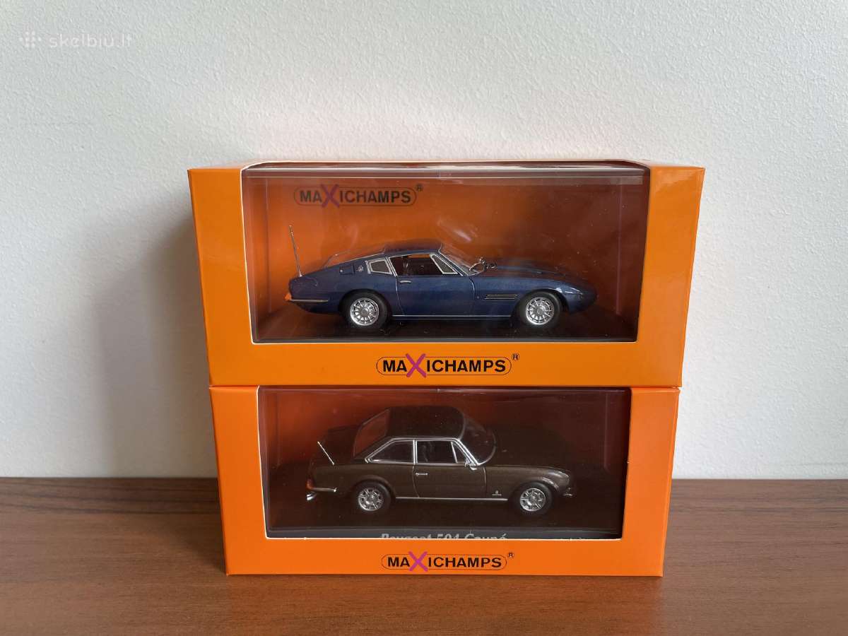 Parduodu Maserati Ghibli ir Peugoet 504 modeliukus - nuotraukos Nr. 9