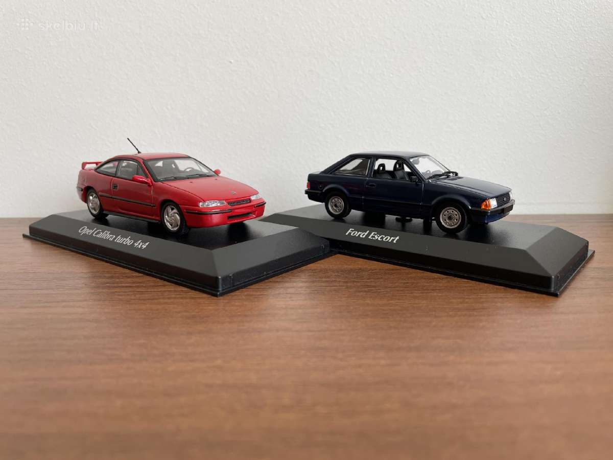 Parduodu Opel Calibra ir Ford Escort modeliukus - nuotraukos Nr. 3