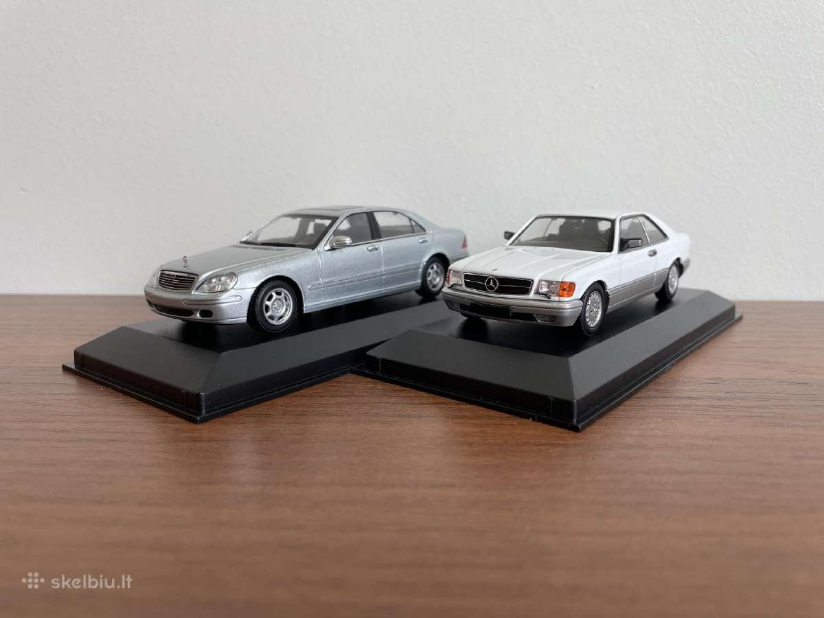 Parduodu Mercedes Benz S ir 560sec 1/43 modeliukus - nuotraukos Nr. 3