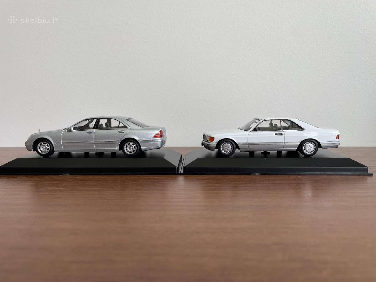 Parduodu Mercedes Benz S ir 560sec 1/43 modeliukus - nuotraukos Nr. 5
