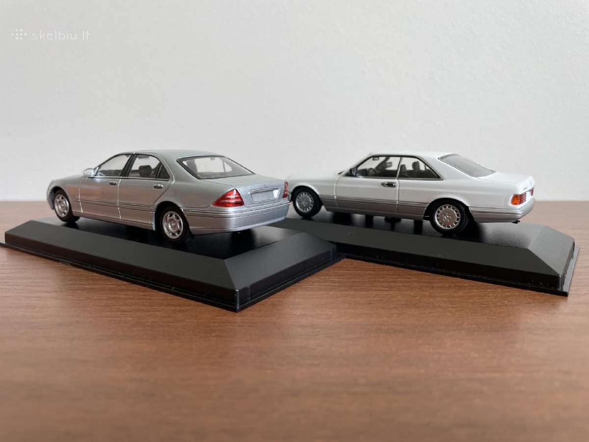 Parduodu Mercedes Benz S ir 560sec 1/43 modeliukus - nuotraukos Nr. 6