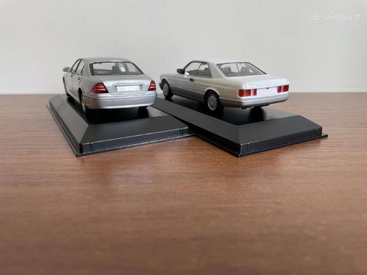 Parduodu Mercedes Benz S ir 560sec 1/43 modeliukus - nuotraukos Nr. 7