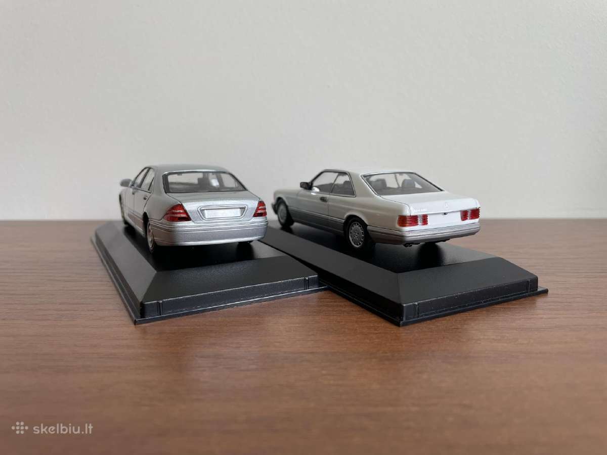 Parduodu Mercedes Benz S ir 560sec 1/43 modeliukus - nuotraukos Nr. 8