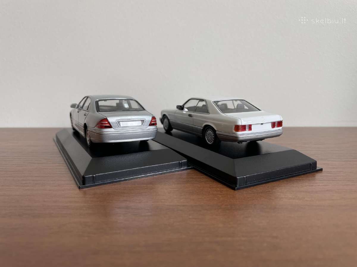 Parduodu Mercedes Benz S ir 560sec 1/43 modeliukus - nuotraukos Nr. 9