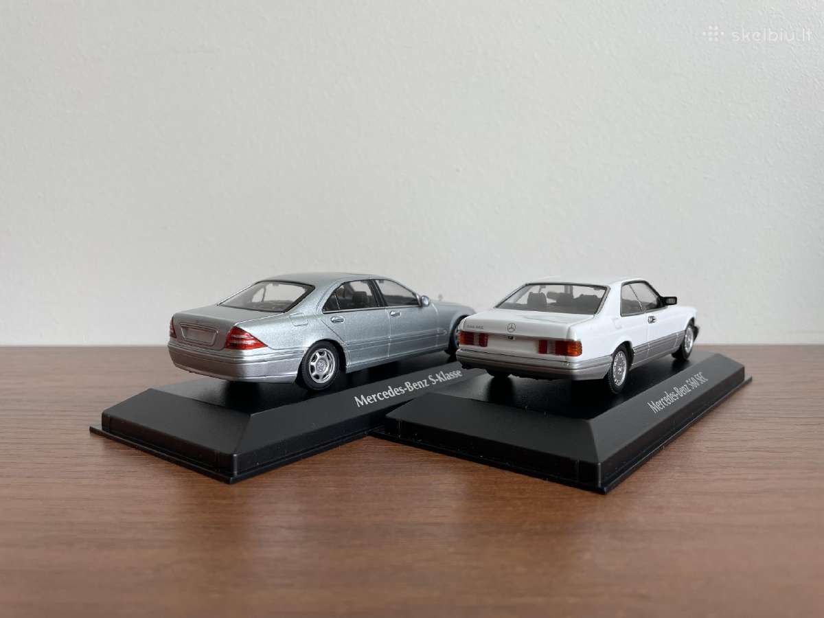 Parduodu Mercedes Benz S ir 560sec 1/43 modeliukus - nuotraukos Nr. 10