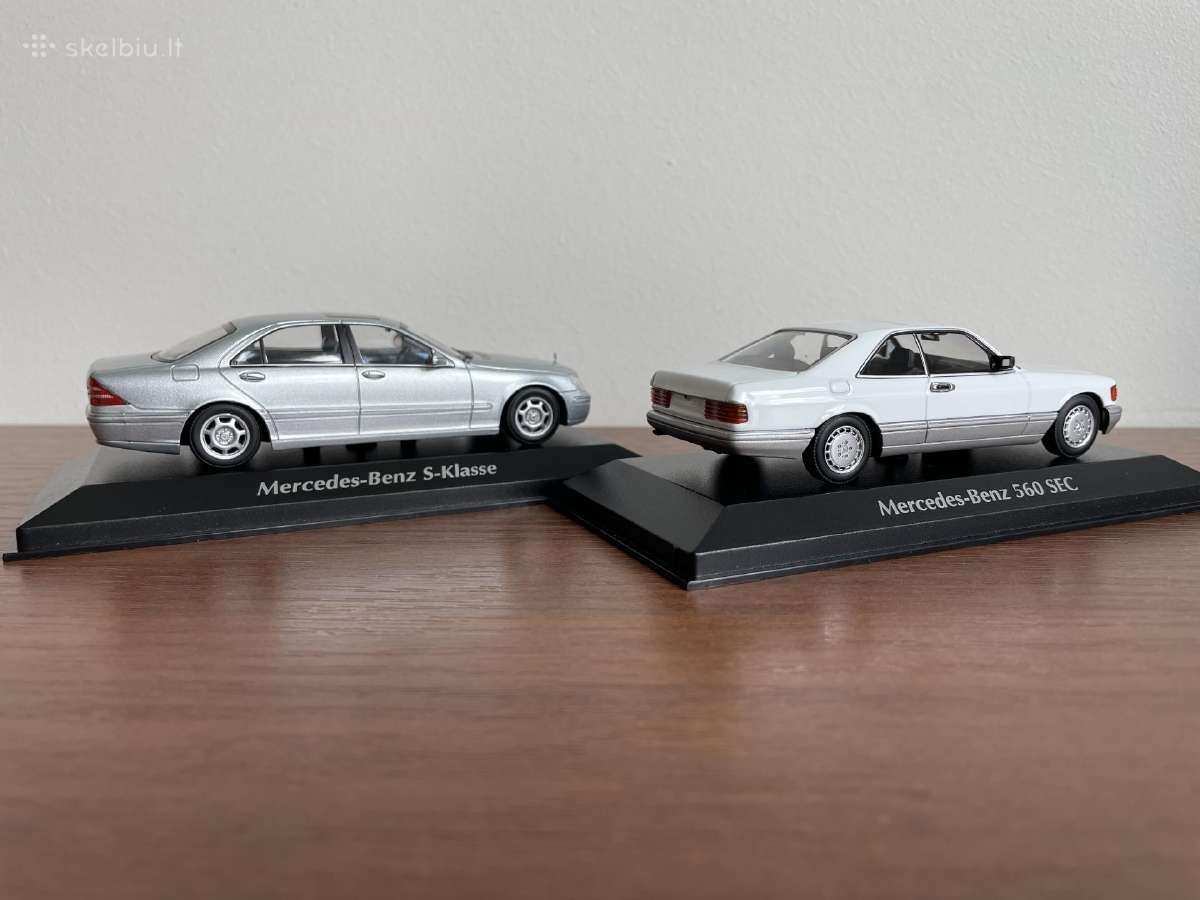 Parduodu Mercedes Benz S ir 560sec 1/43 modeliukus - nuotraukos Nr. 11
