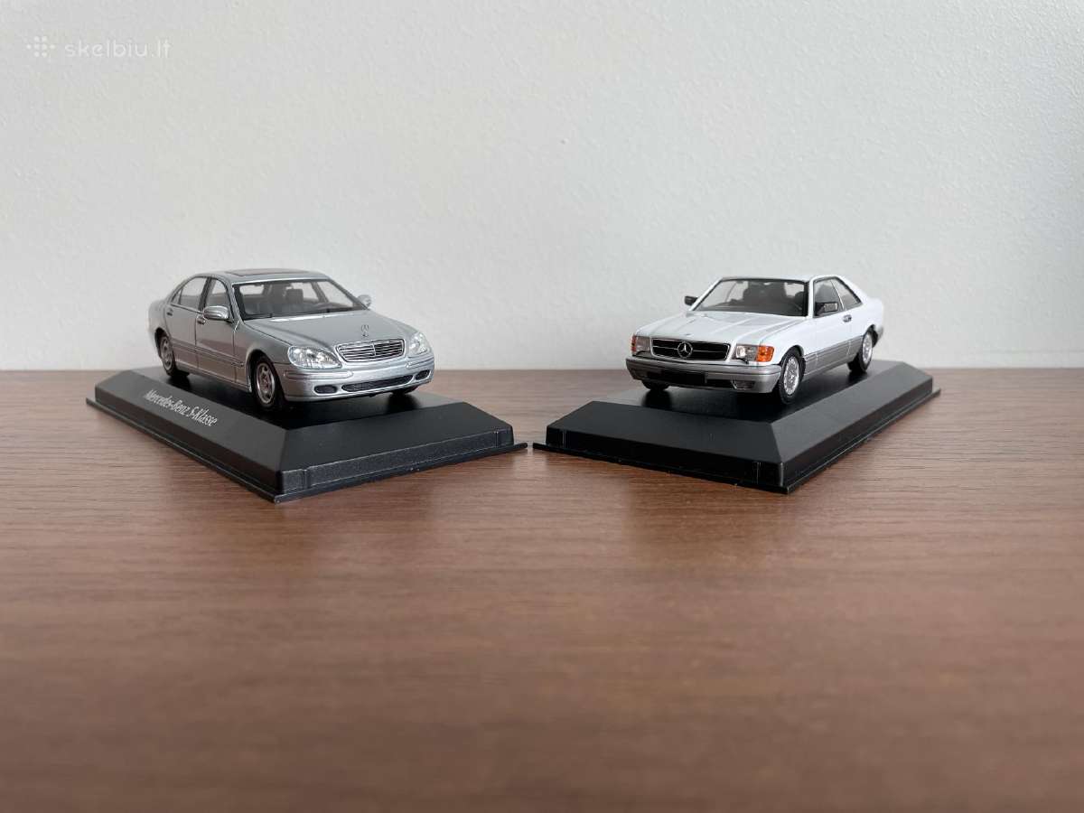 Parduodu Mercedes Benz S ir 560sec 1/43 modeliukus - nuotraukos Nr. 13
