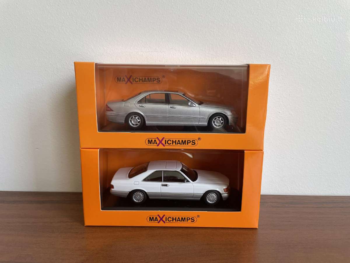 Parduodu Mercedes Benz S ir 560sec 1/43 modeliukus - nuotraukos Nr. 14
