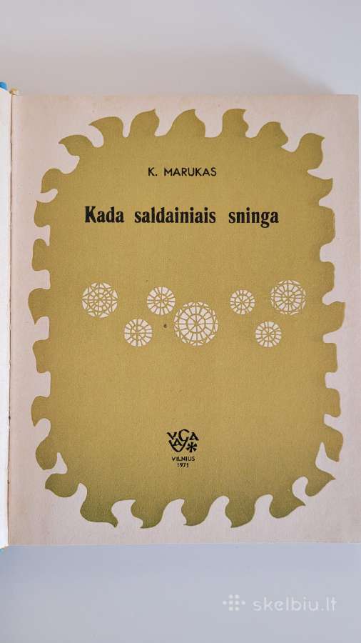 Knyga K.marukas Kada saldainiais sninga - nuotraukos Nr. 2