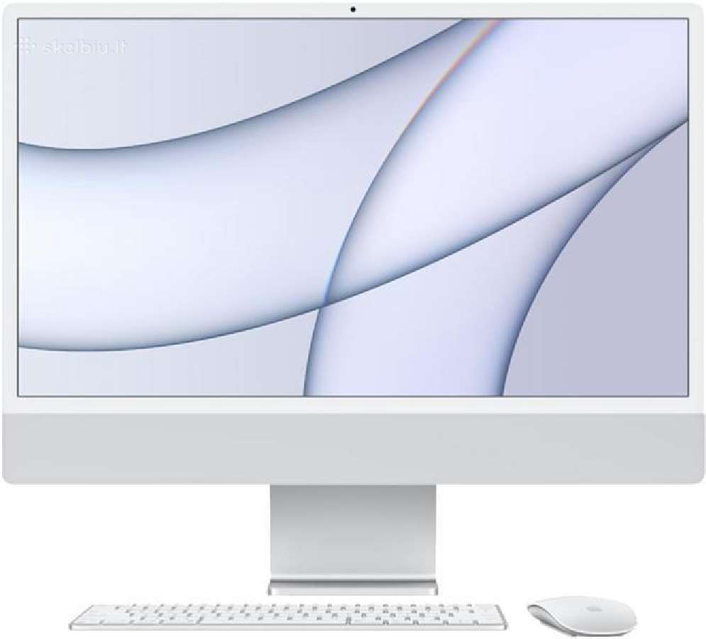 iMac 24" 4.5k Retina, M4 8c Cpu, 16gb/256gb naujas